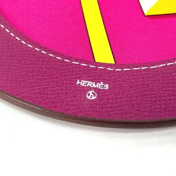 HERMES petit h Bag Charm Epsom silk purple Unused